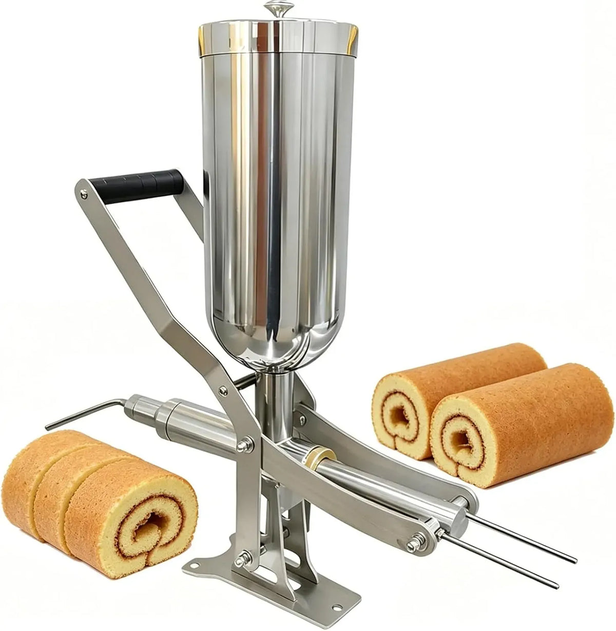 Machine à Churros, machine à café électrique, 5 L, pâtisserie, professionnel, restaurant, acier inoxydable, pour Le Remplissage de pâtisseries