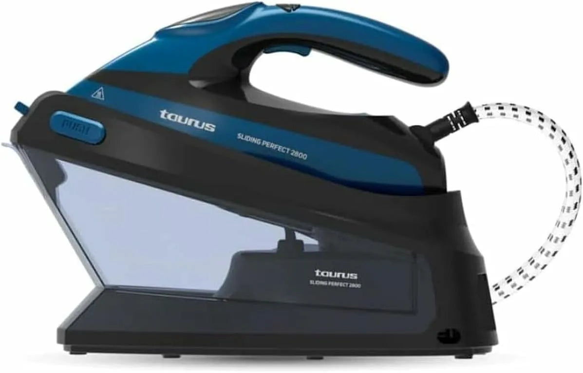 Taurus 400g/min mode ECO, Centrale vapeur, Sliding Perfect 2800, 2800W, pression 5, écran digital, céramique, super vapeur, 5.5 bar