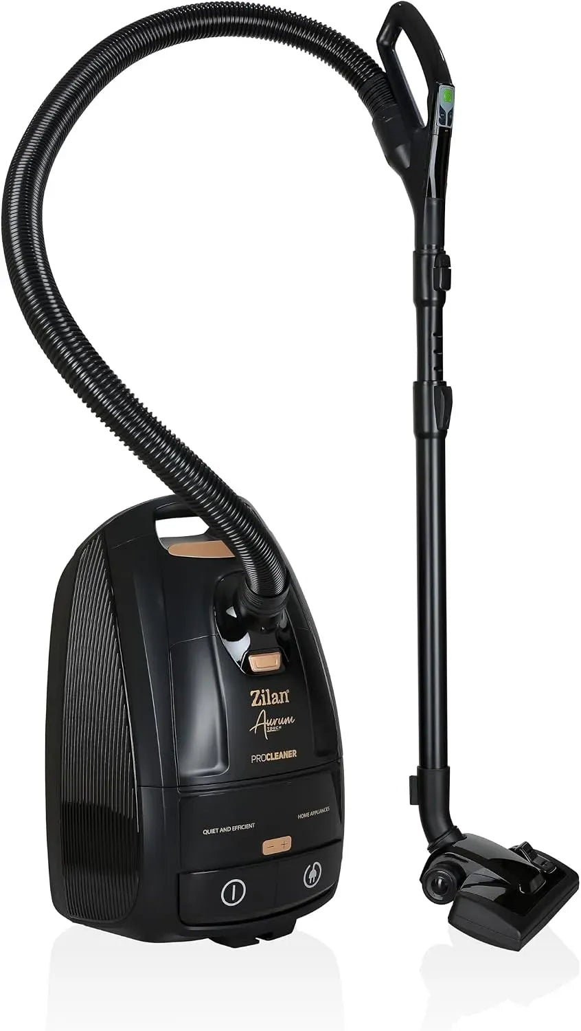 Aspirateur, 2400 W, noir, appareil électrique d'aspiration, Zilan Aspirateur Traîneau 2400 W