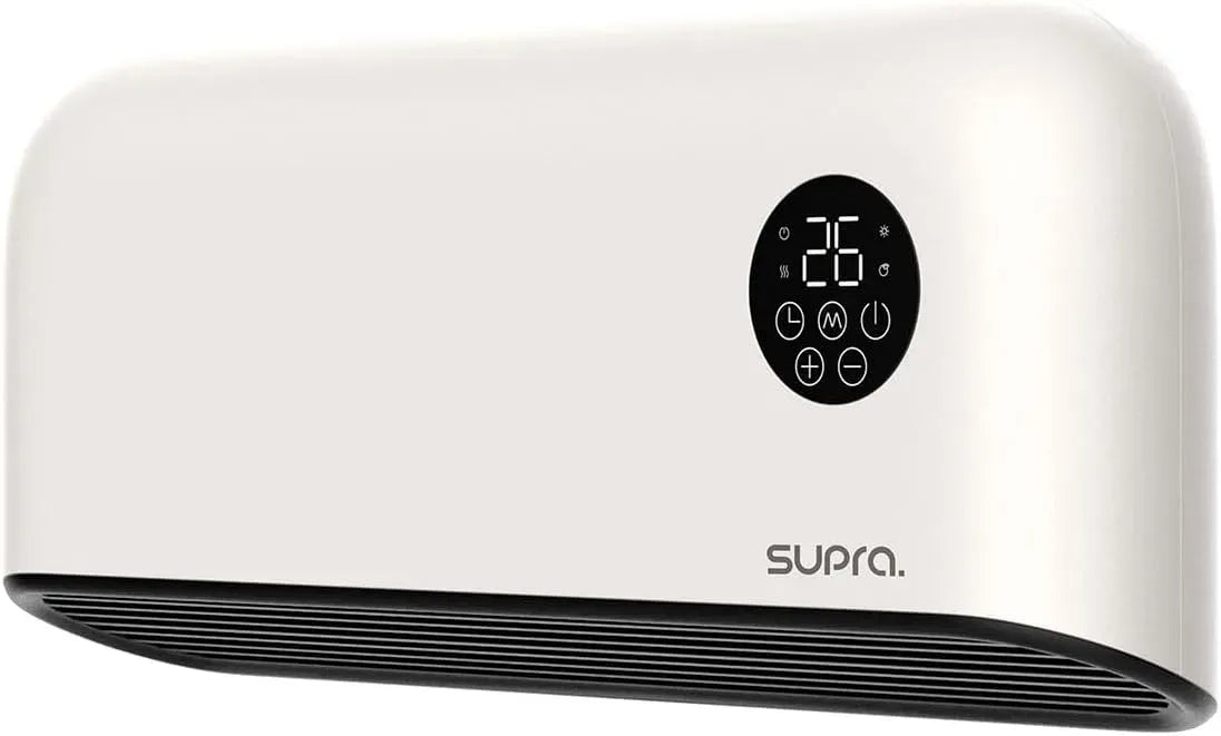 Radiateur électrique, 2000 W, SUPRA TINO, Écran LED, IP22, Mode ECO, CERAM