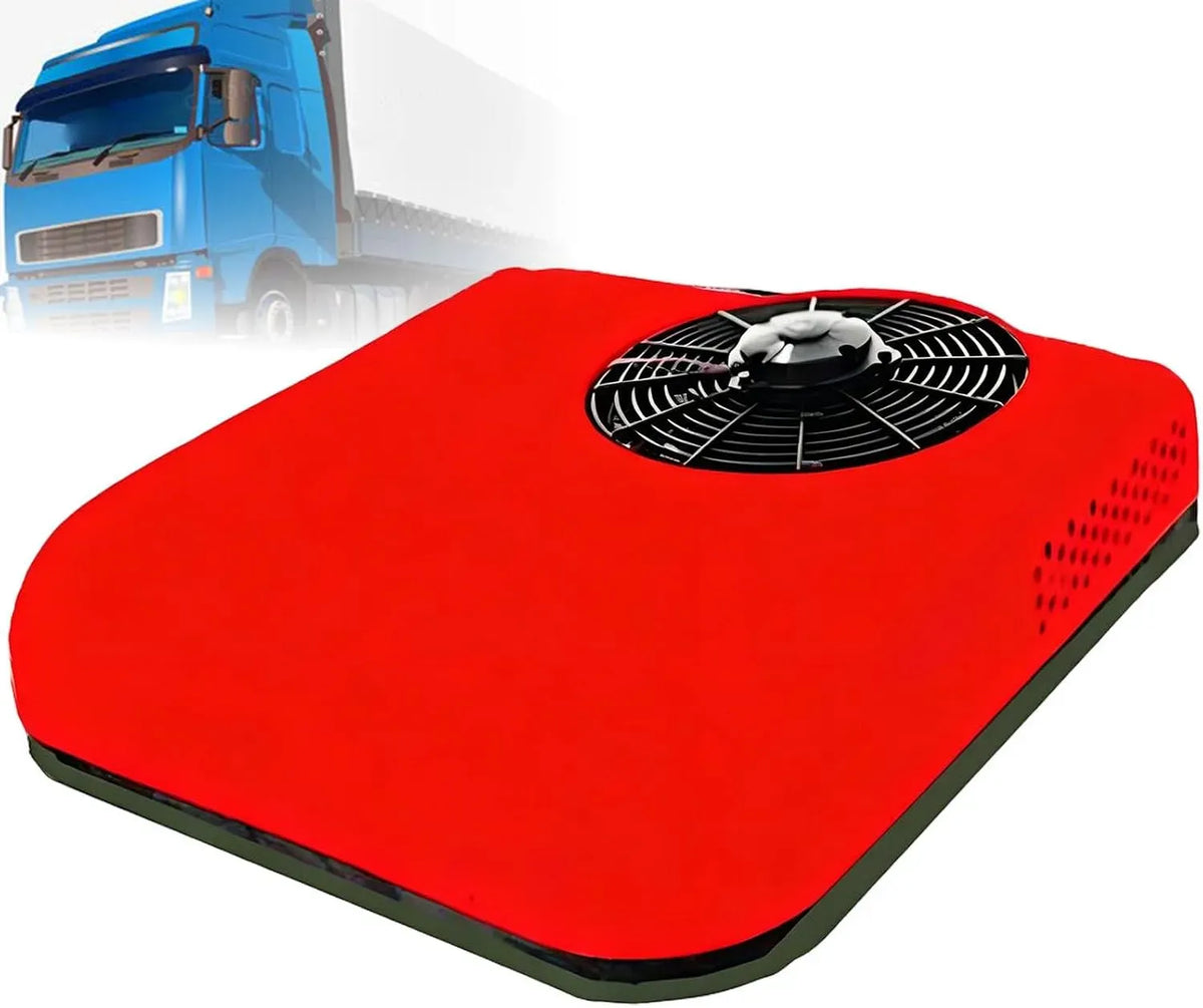 Climatiseur Red-24V, 24 V, silencieux, camping, rouge, Ultra-Silencieux pour Camions et Caravanes