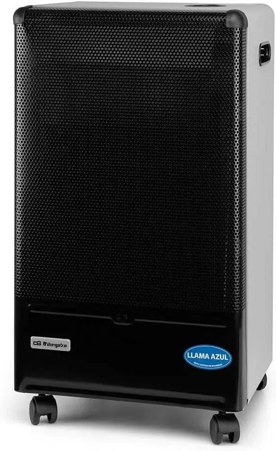 HBF 90 noir/gris, Orbegozo Réchaud au butane, 4200 W, triple système de sécurité, flame bleue