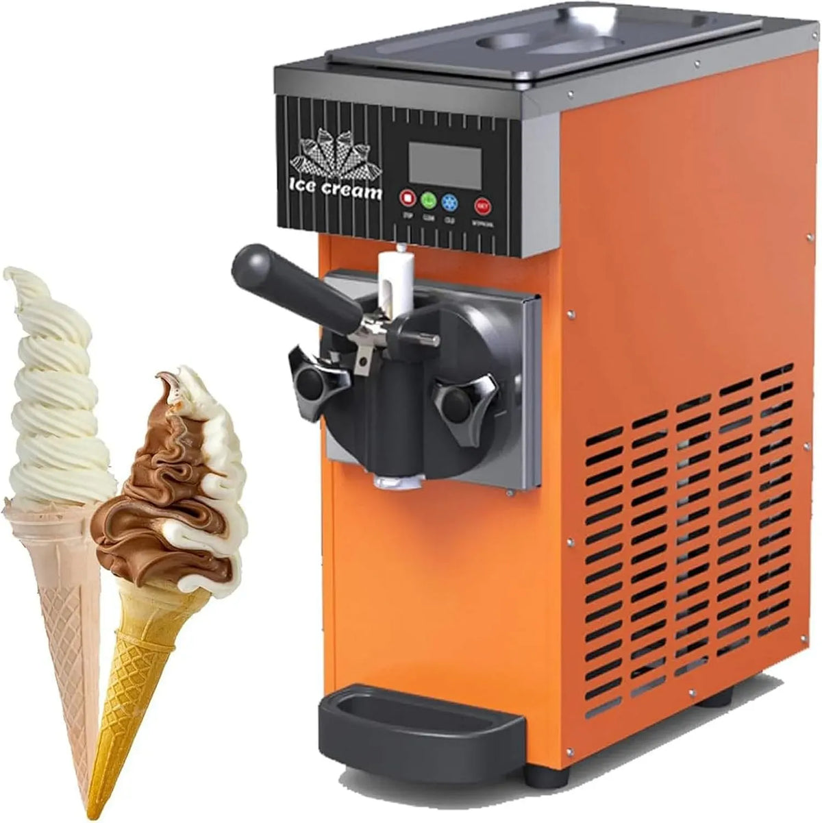 Machine à Glace, machine à café électrique, 20 × 40 × 51 cm, 23 kg, food truck, étroit