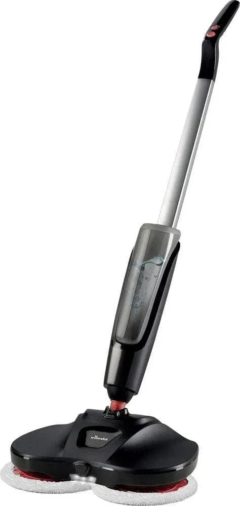 Vileda Looper Balai Spray électrique pour Un Nettoyage sans Effort pour Nettoyer dans Les Coins et sous Les Meubles, Fonction Vaporisateur pour