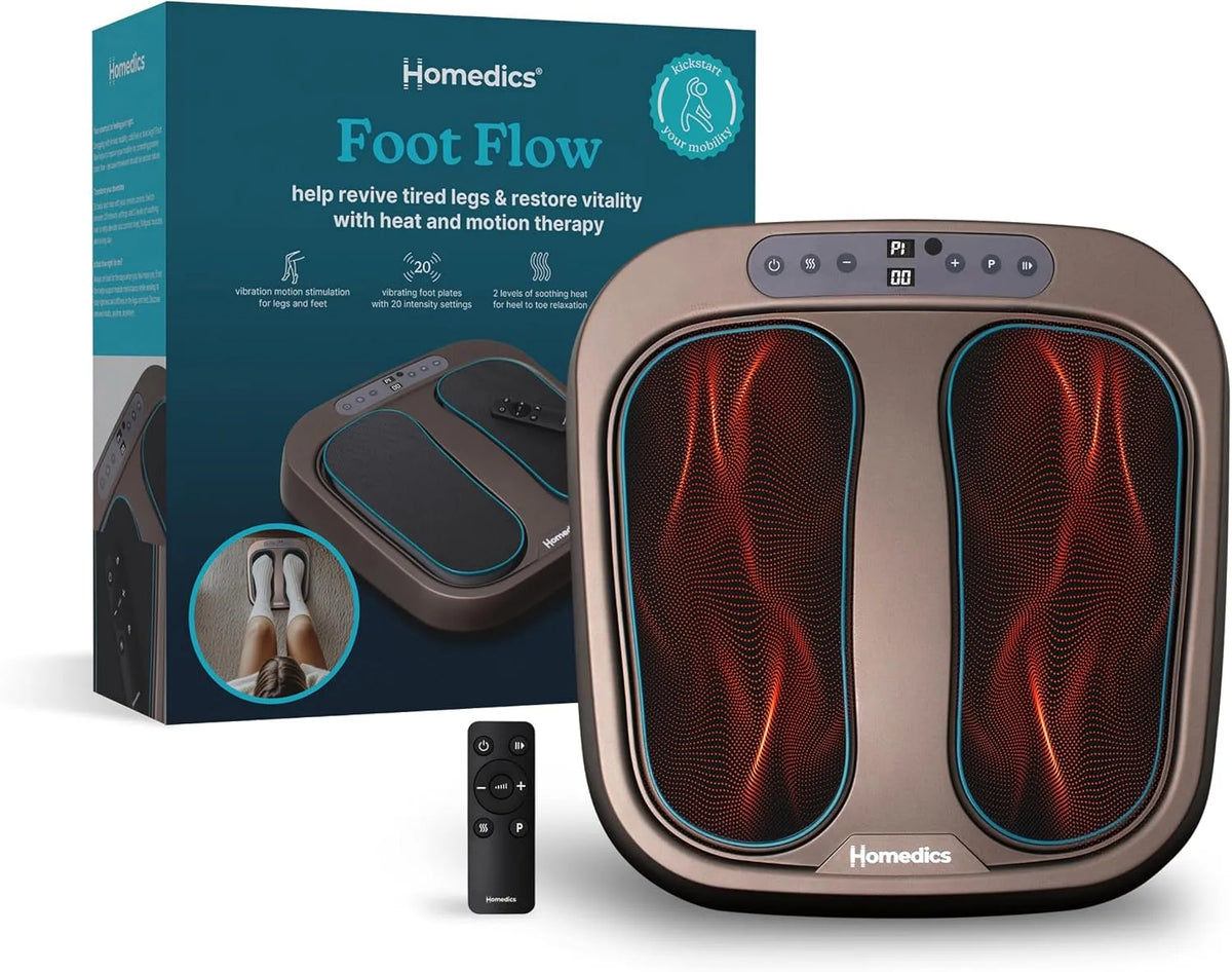 Masseur, Boost, Mobility, Booster, Homedics Foot Flow Mobility Booster Masseur Vibrant