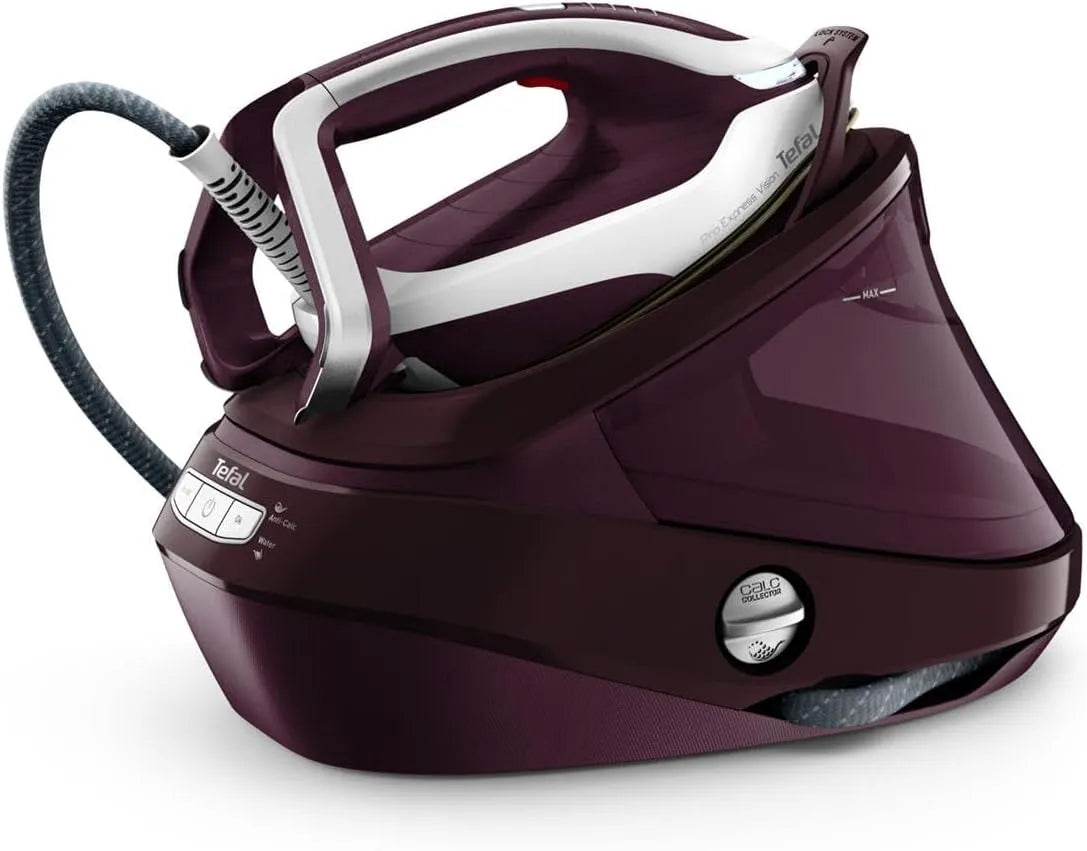 Tefal GV9810 Pro Express Vision, pour Durilium AirGlide Autoclean soleplate, 3000 W, 680 g/min, 8,3 bar, 180 g/min, 1,1 l