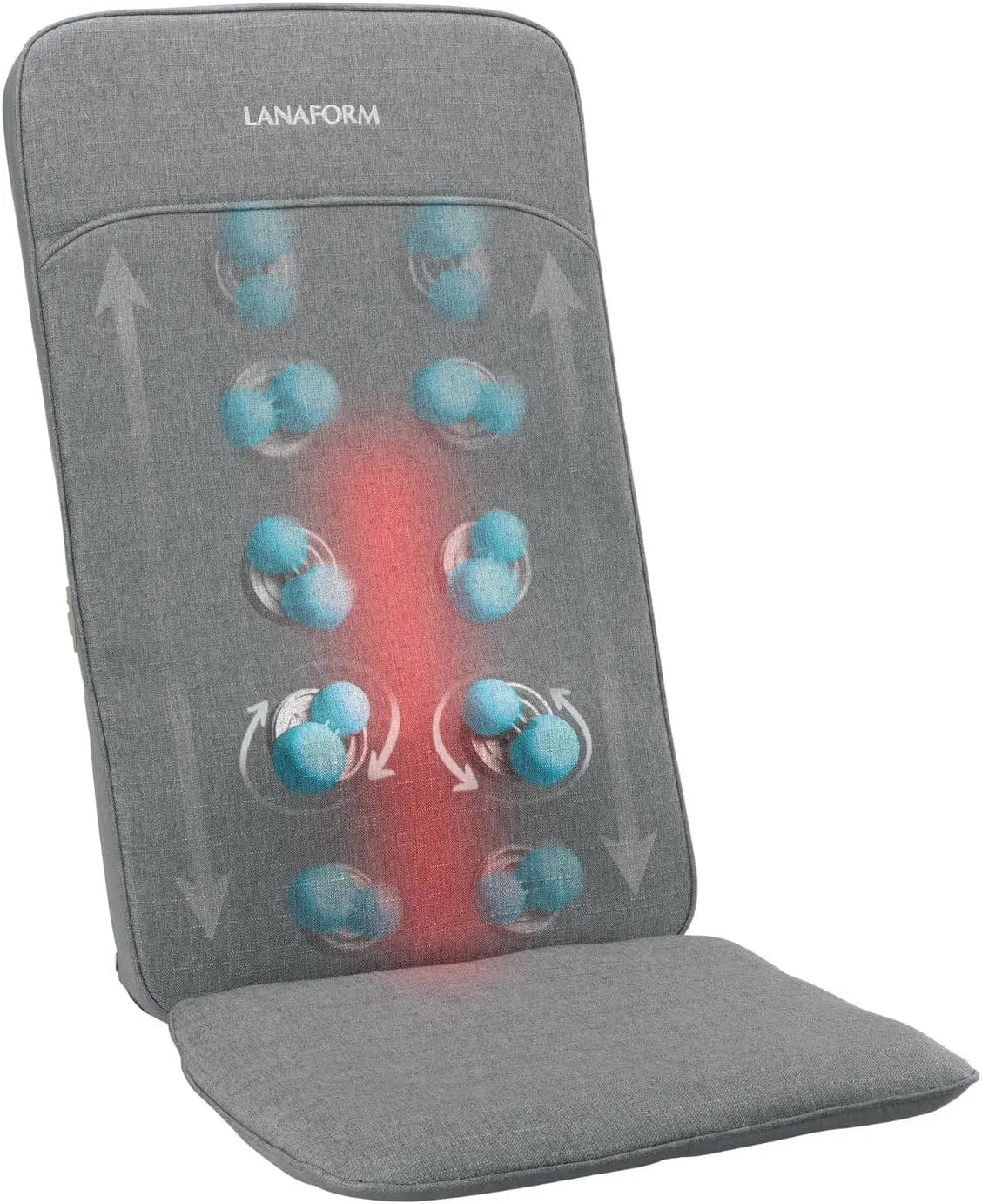 Siège massage, Têtes de massage souples, Shiatsu, Chaleur relaxante