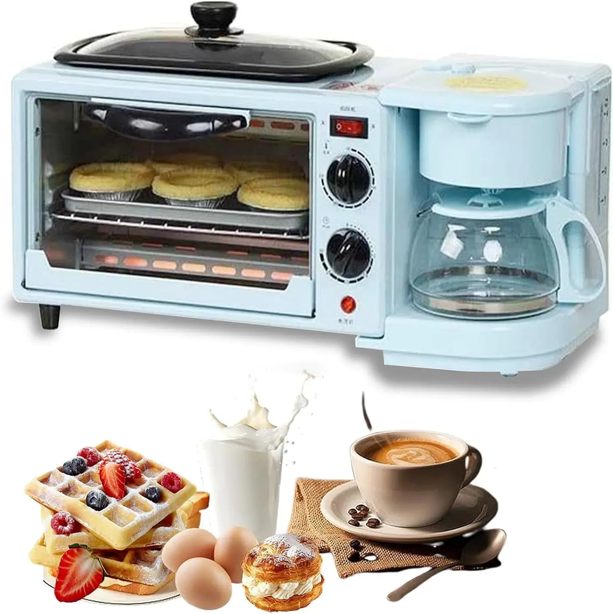 Machine à Petit-déjeuner, Station, 1,2 L, 9 L, bleu