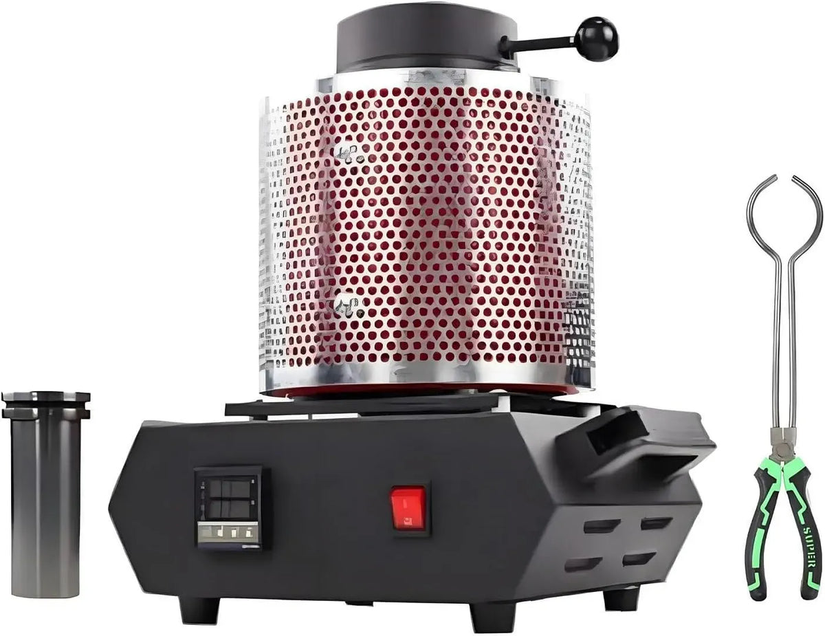 Four électrique 220V-2kg, 1750 W, 220 V, fonte, 2 zones de température, Température max 2102°F