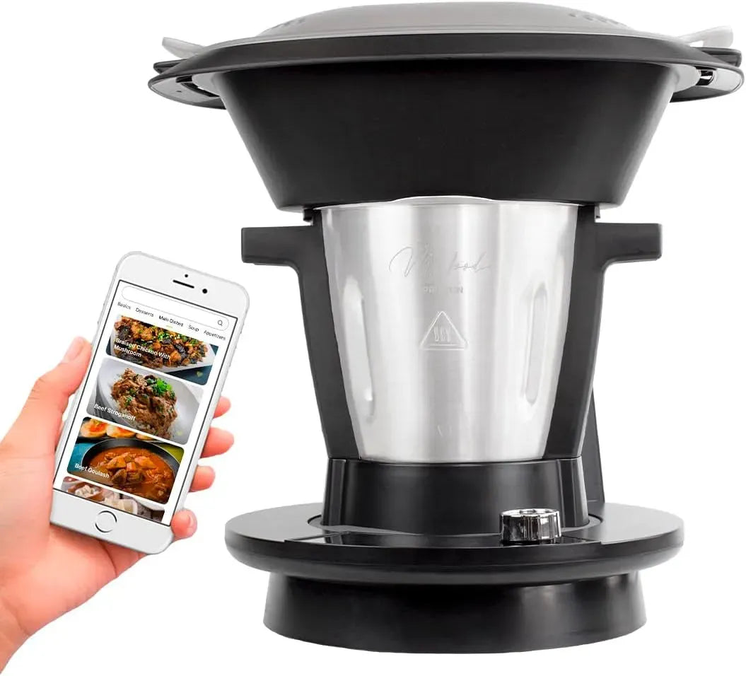 Robot de cuisine, 1000 W, PRIXTON, tactile, Wi-Fi, vapeur
