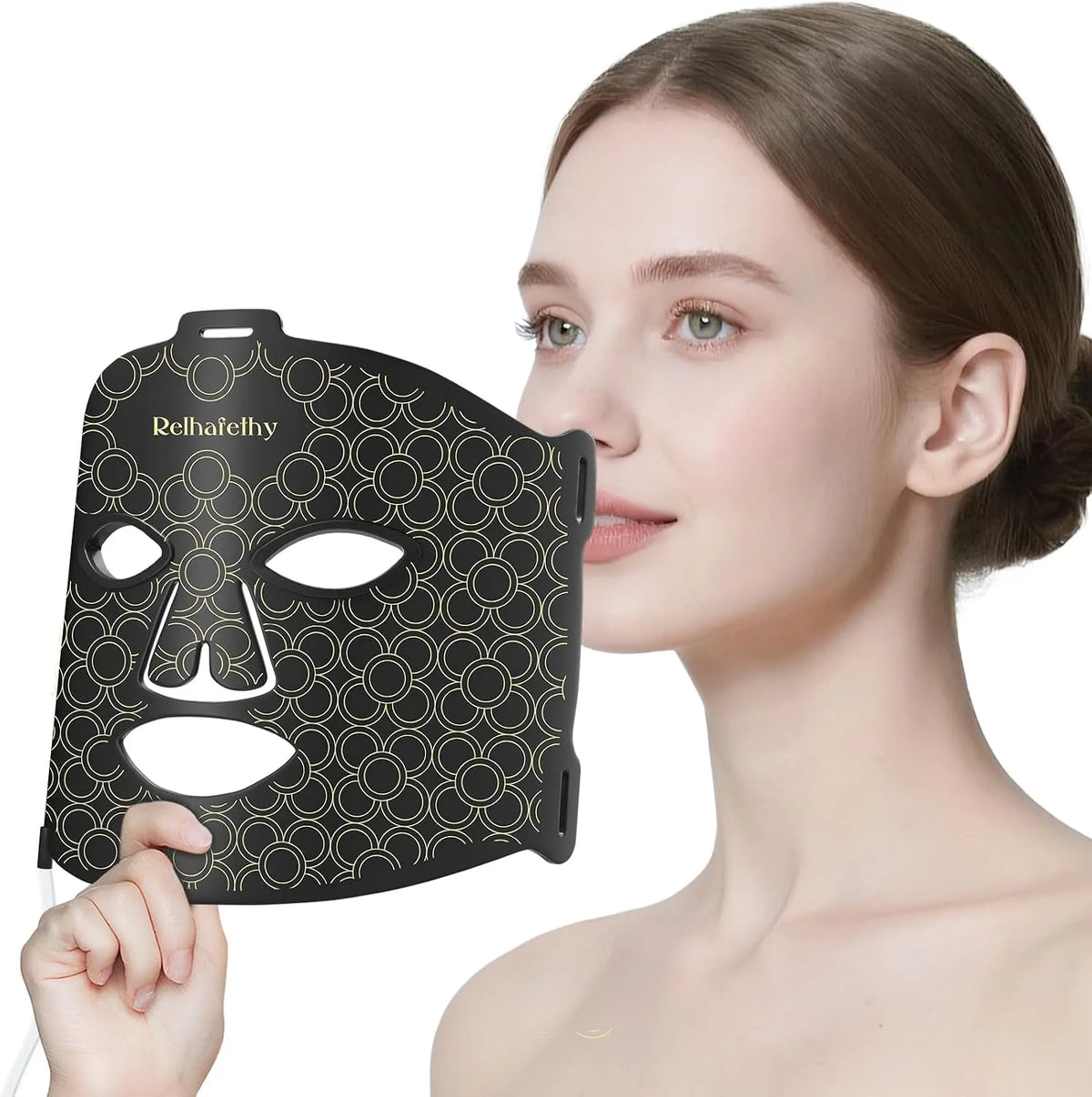 Lampe, 660 nm, 850 nm, minuteur, 5 niveaux, rouge, pour le visage