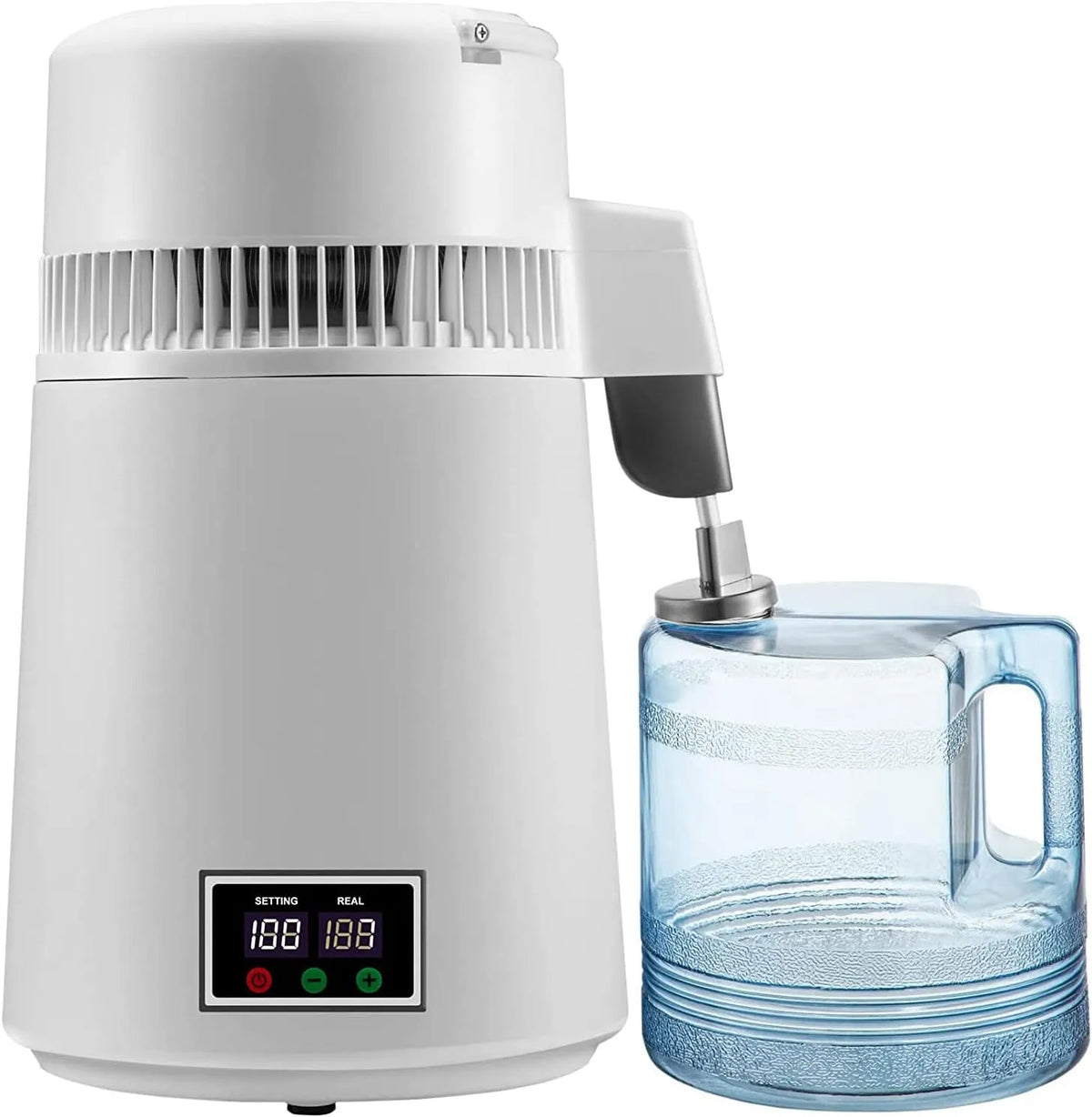 Distillateur d'eau, distillateur d'eau Pure de 4 L avec Double Affichage de température, Fabricant d'eau distillée de 1,1 Gal, distillateur d'eau de