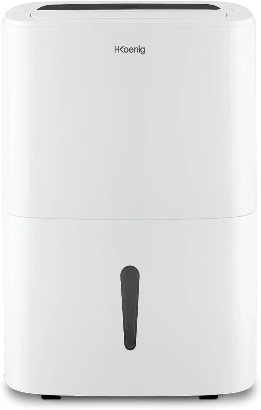 Déshumidificateur DSH520 20L/jour, 5 L, 400 W, portable, minuteur, silencieux, Minuteur 24h, Pour Pièces de 25m², Résevoir 5L