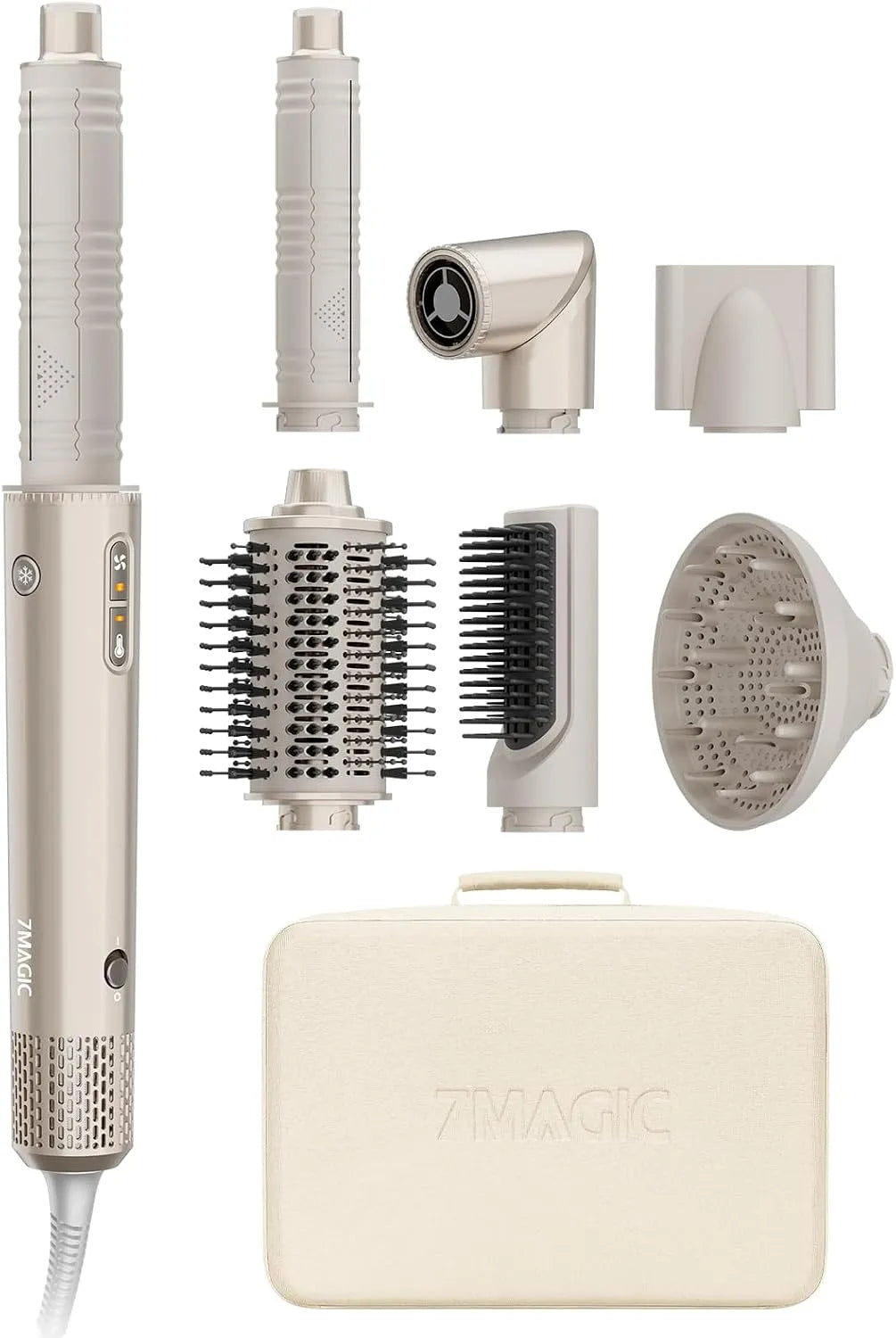 Diffuseur, Air Styler 7 en 1, Auto, Sèche-Cheveux Ionique avec Diffuseur