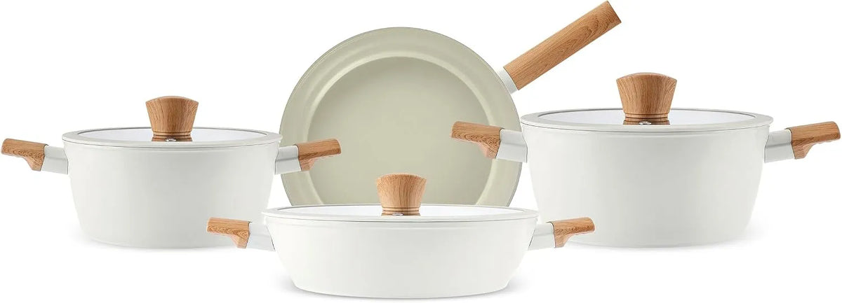 Ustensile de cuisson, 7 Pièces Antiadhésives, Sans PFAS