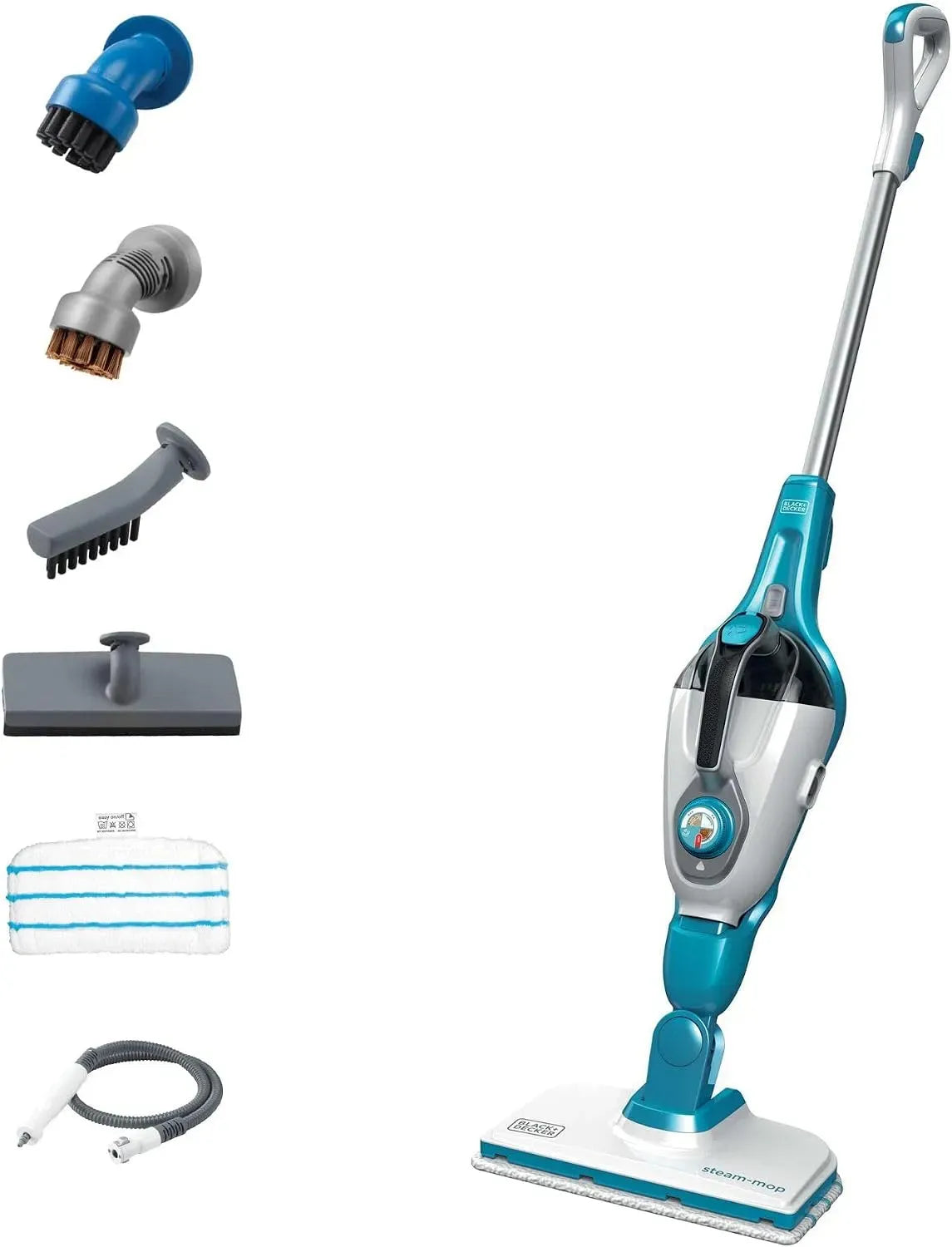 Black+Decker HSMC1321 5-en-1 portable, vapeur, noir