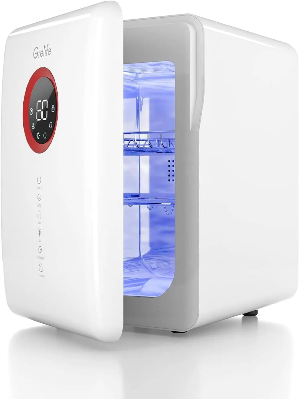 StéRilisateur, appareil électrique de stérilisation, tactile, fonction chauffante, blanc, pour La Maison