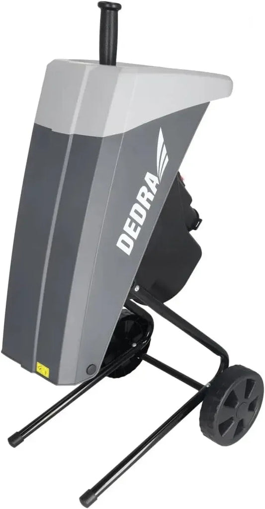 DEDRA 2500 Broyeur de végétaux électrique W, pour broyeur de branches pour jardin et entretien des déchets verts, diamètre de coupe 45 mm, vitesse
