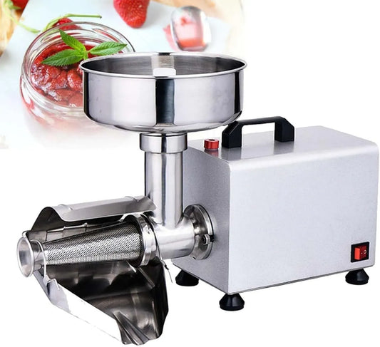 330lbs/h Machine À Confiture, Machine À Sauce, 450 W, inclinée, acier inoxydable