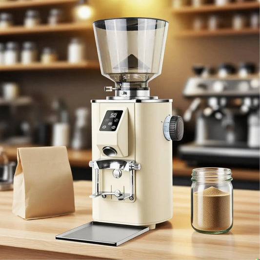 K64s Moulin, broyeur à grains de café, 450 G, professionnel, restaurant, amovible, 9 Niveaux, pour Cafés