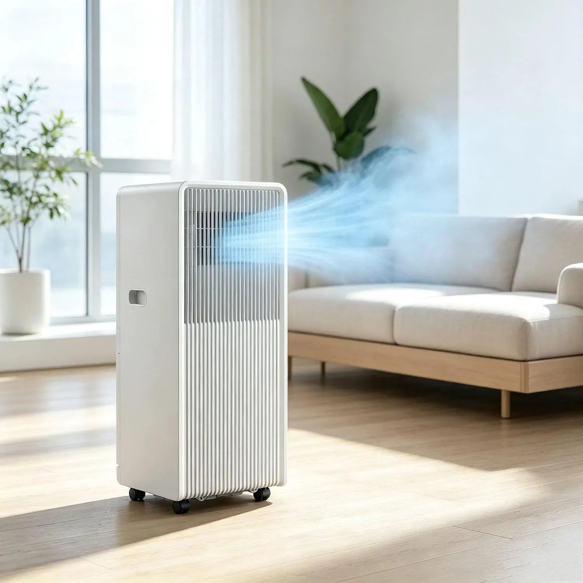 Climatiseur, portable, silencieux, kit de fenêtre silencieux pour bureau à domicile, refroidit jusqu'à 450 m²