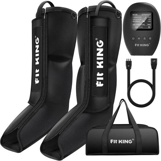 appareil de pressothérapie pour les jambes, 3 Modes, pour Pieds Efficaces pour Soulager les Lourdes et Activer, FIT KING