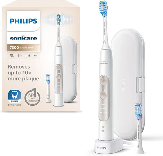 Philips HX9601/03 capteur, Brosse, brosse à dents rechargeable, application, 3 niveaux, dalle IPS, 3 modes, blanc