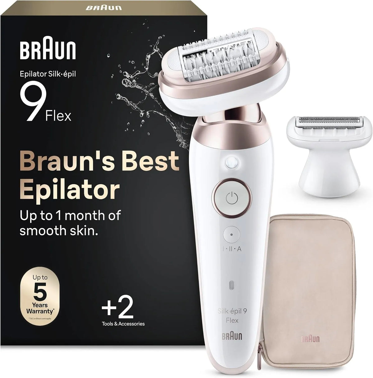 Braun appareil d'épilation électrique pour femme, Épilateur, Rasoir, effet 3D, blanc, pour Femmes