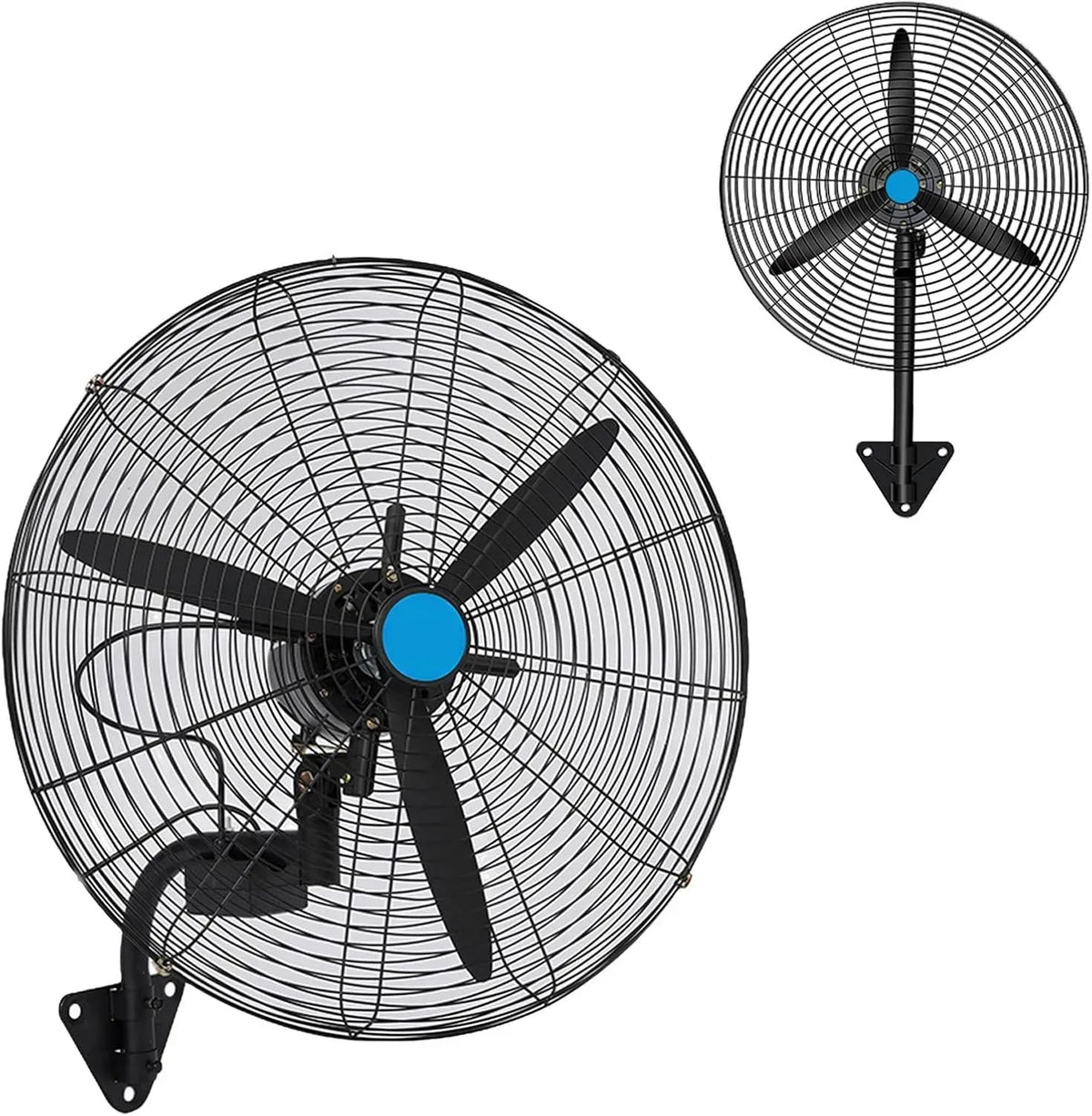 Ventilateur, 22 pouces, 220 V, portable, industriel, 3 vitesses, oscillation