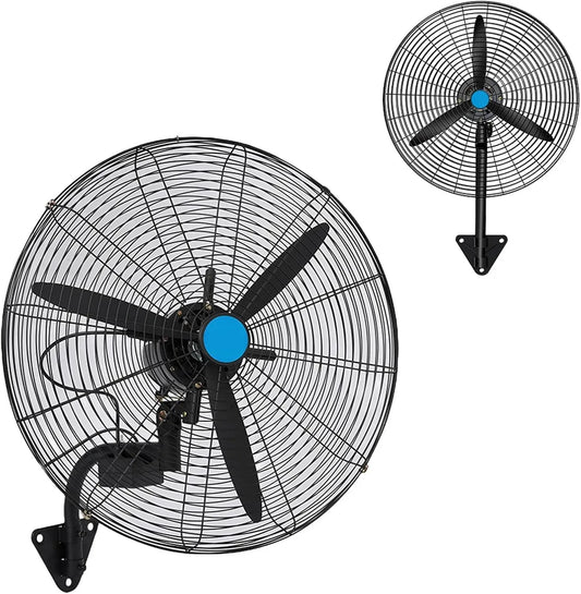 Ventilateur, 22 pouces, 220 V, portable, industriel, 3 vitesses, oscillation