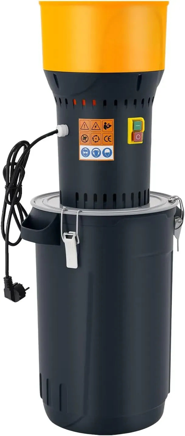 Moulin à céréales, 25 L, broyeur à grains, professionnel, Grande Capacité 25L et Poignée de Transport
