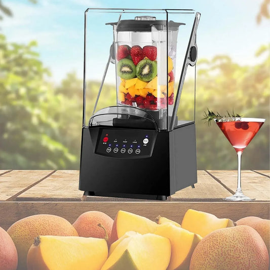 Blender, 58 cm, 2 L, 200 W, professionnel, silencieux, optimisation de la hauteur du plan de travail de 58 cm