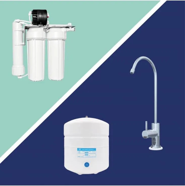Évier de cuisine, grand réservoir, Hydropure Osmoseur sous évier Excel II Réservoir : Réservoir 4