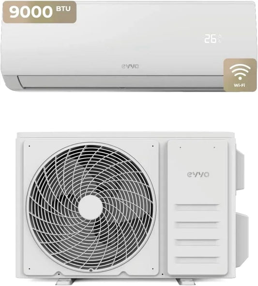 Climatiseur, classe énergétique A, EVVO R32, Wi-Fi, Inverter, 9 000 BTU, moteur Inverter, connectivité WIFI