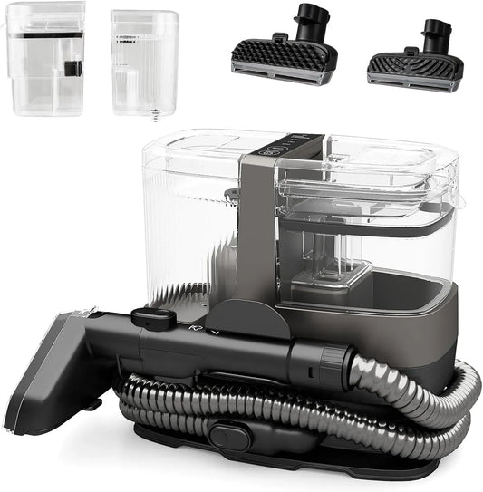 Accessoire pour appareil, 1800 W, COSTWAY, vapeur, Aspiration Puissante de 17 kPa, Shampouineuse Canapé de 1800W