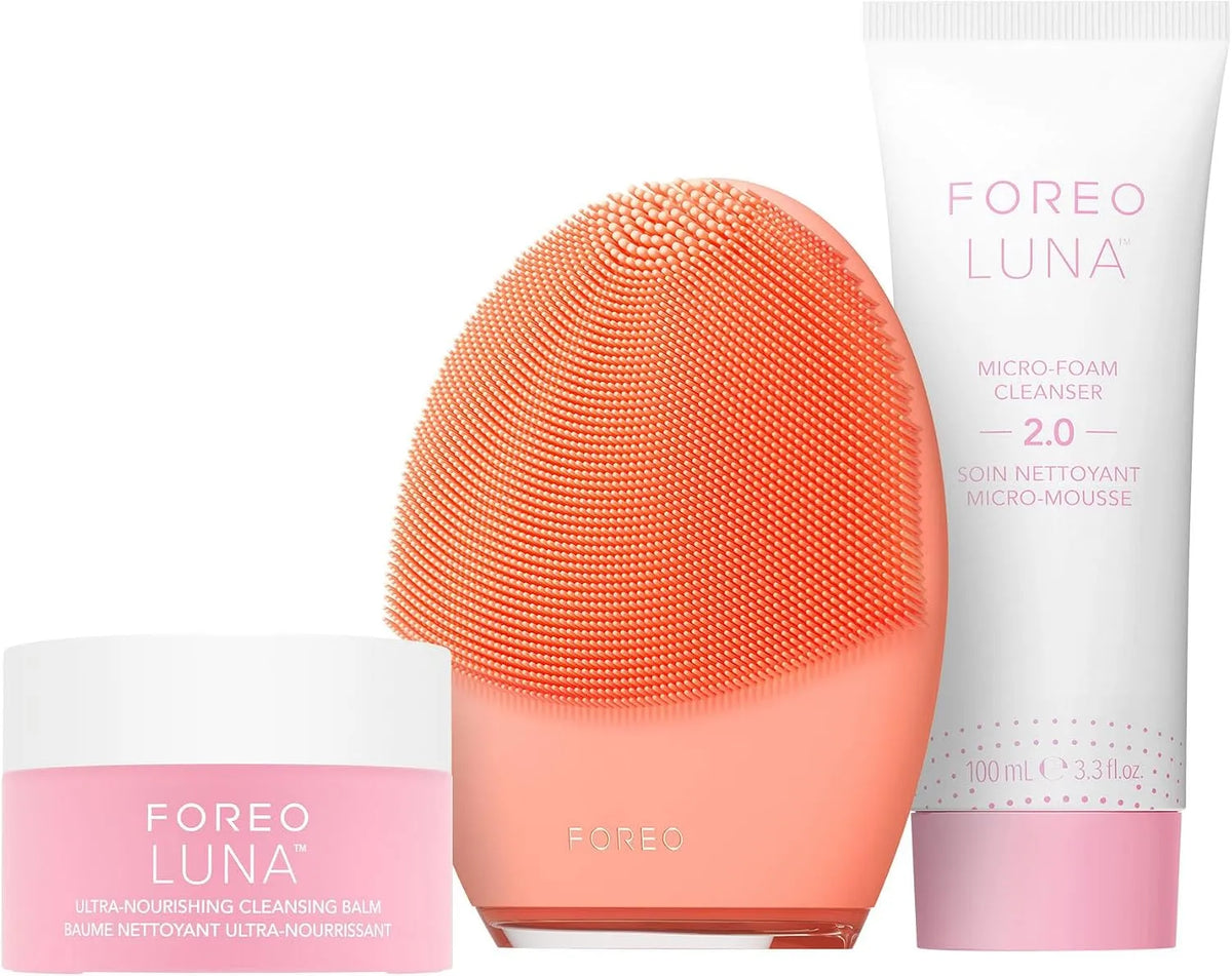LUNA 4 Balance, FOREO, Clean Balance + Nettoyant Micro-Foam + Baume