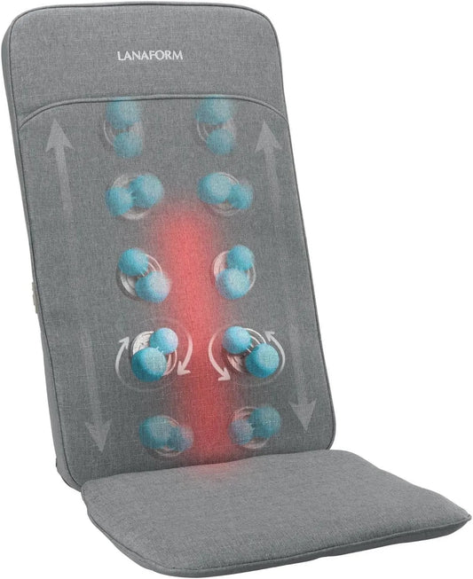 Siège massage, Têtes de massage souples, Shiatsu, Chaleur relaxante