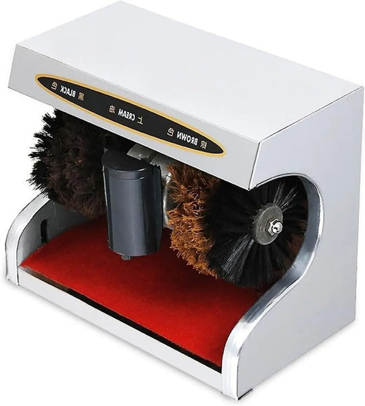 portable, acier inoxydable, argenté, Cireuse à chaussures à induction automatique