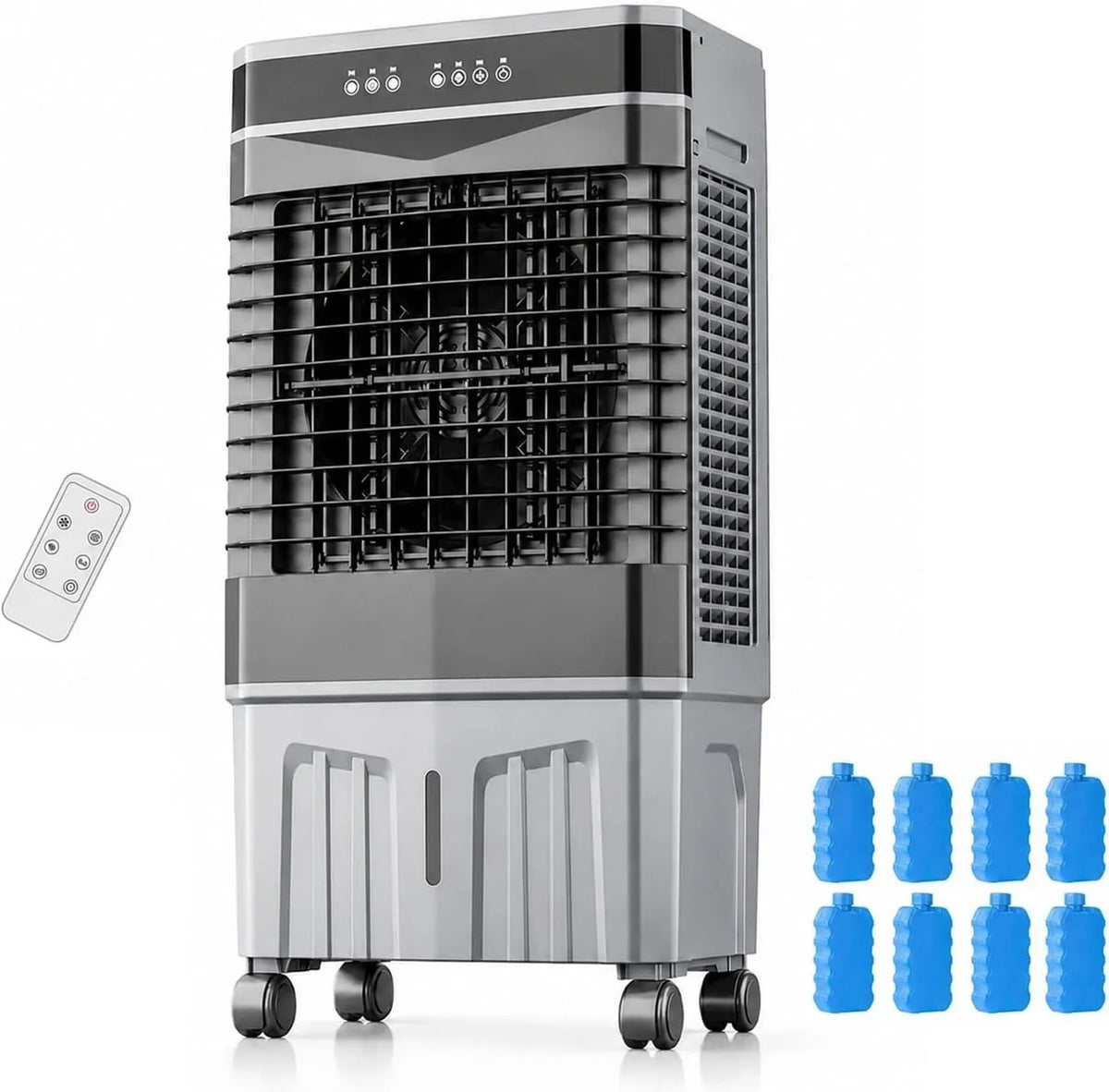 Climatiseur 12H 31in/80cm, 70 L, portable, minuteur, industriel, 3 vitesses