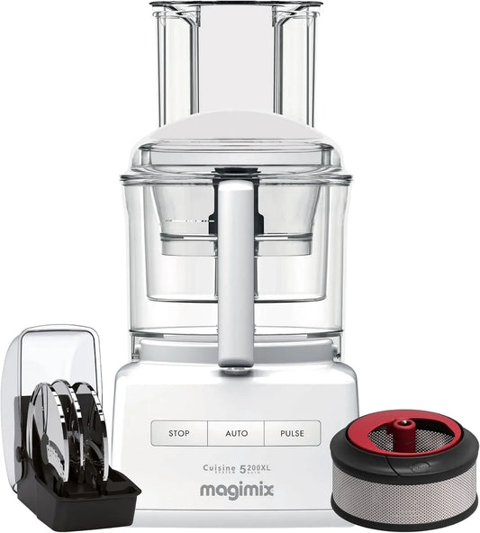 Robot de cuisine, 3,6 L, professionnel, silencieux, blanc, Moteur Professionnel Silencieux 3,6L, Fabriqué EN FRANCE