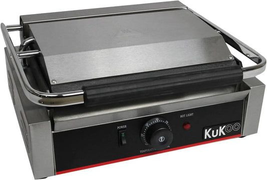 Grille-pain, professionnel, appareil électrique grille-pain, KuKoo Presse à panini rainurée/plate rainurée
