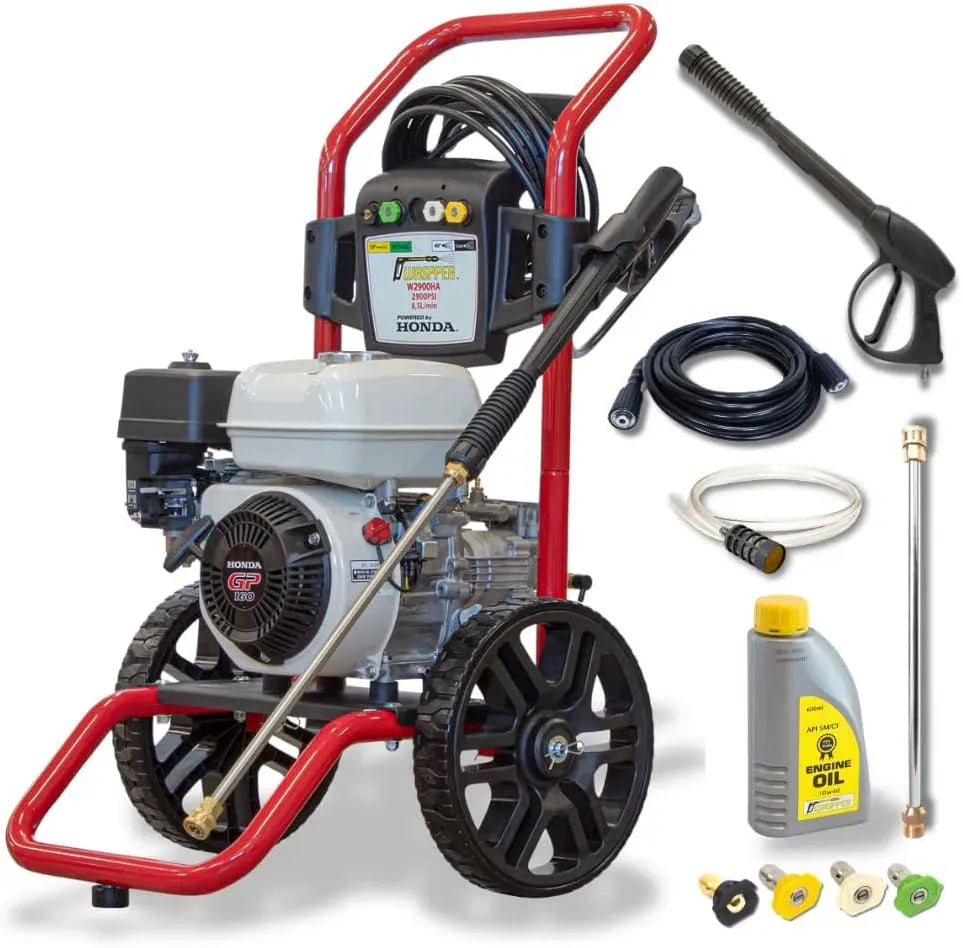 Nettoyeur haute pression CC 4 GP160, Moteur Honda 163 Temps, WASPPER W2900HA, Débit 8,5 L/Min, 7,5 m