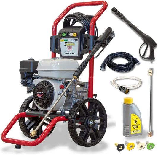Nettoyeur haute pression CC 4 GP160, Moteur Honda 163 Temps, WASPPER W2900HA, Débit 8,5 L/Min, 7,5 m