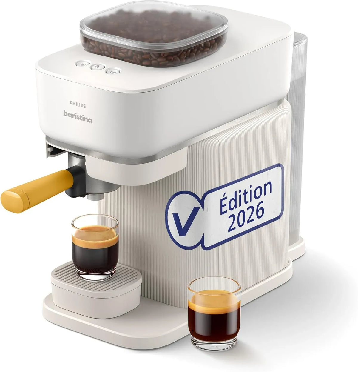 Philips BAR305/03 Machine à expresso, dalle IPS, blanc, 16 bars