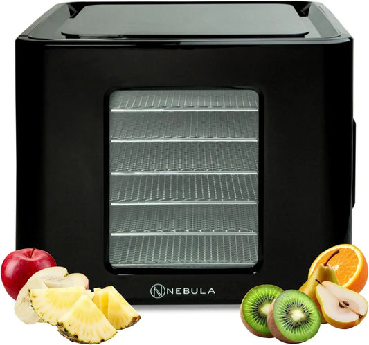 Contrôle Tactile LED, Nebula Déshydrateur Alimentaire, 400W, Température Réglable 35-70°C, Deshydrateur Fruits Et Légumes, Deshydratateur Alimentaire