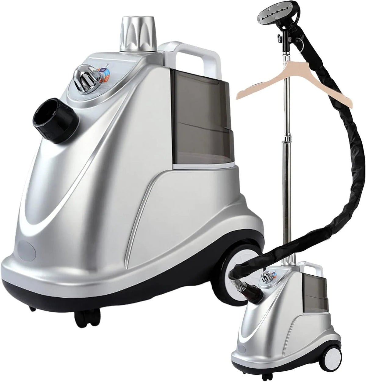 défroisseur Rapide pour Tous Les Tissus, Bleu, Défroisseur Vapeur Professionnel Vertical 2000 W pour vêtements Lourds, avec Grand réservoir d'eau de 3