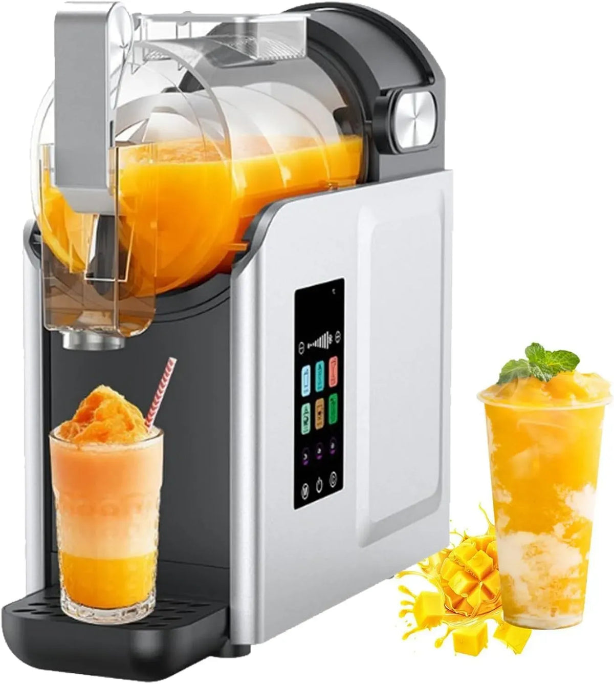 Machine à Boissons, Machine à Granités, Machine à Glace, machine à café électrique, 2 L, tactile, 6 Modes, pour Maison