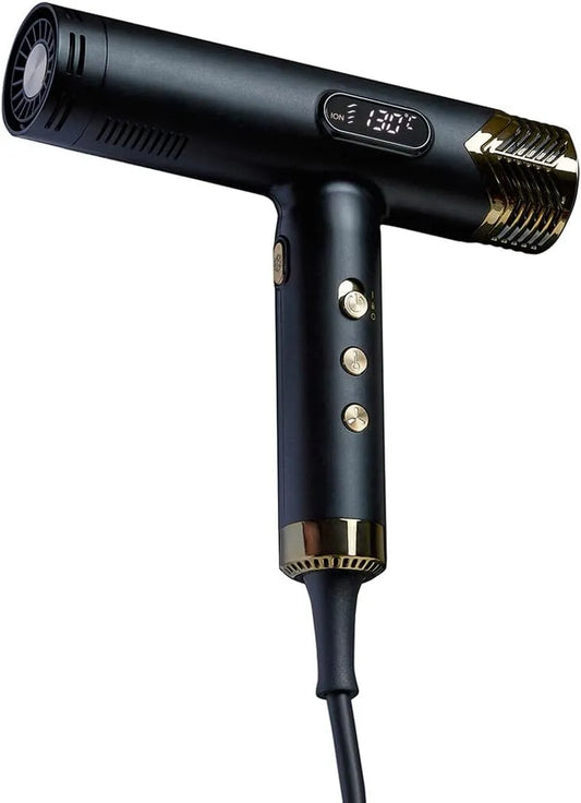 120000tr/min Moteur, 1800 W, noir, Sèche Cheveux La Divine Edition Black & Gold