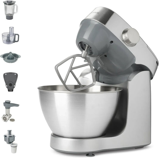 Kenwood KHC29A.R0SI Robot de cuisine, 4,3 L, 1000 W, acier inoxydable, 10 Accessoires