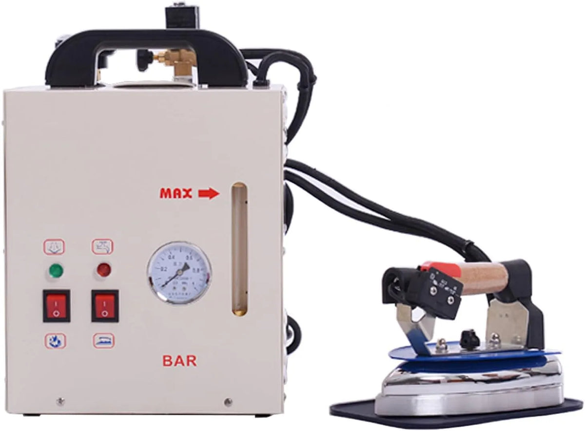 Pressings, Centrale Vapeur Industrielle, Fer à Vapeur électrique 1600 W, Chaudière 900 W, Défroisseur Vapeur 4 L pour Vêtements, pour Magasins de